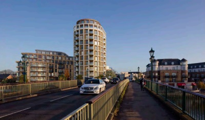 Go-ahead for 205 riverside flats in Staines
