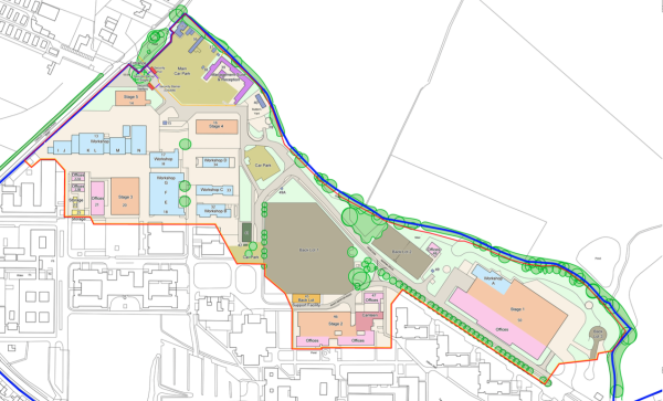 Film studio plan for Arborfield Garrison
